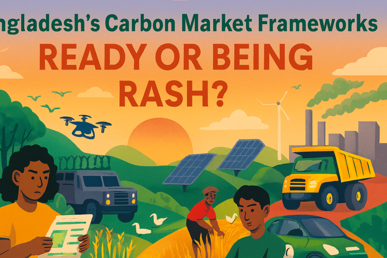 Bangladesh’s Carbon market Frameworks- Ready or Being Rash?